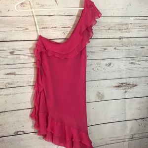 Forever 21 - Silk Pink One Shoulder Top